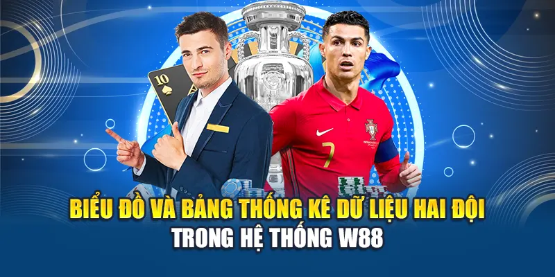 K Sport W88 Đem Lại Trải Nghiệm Thể Thao Vượt Trội 3 Biểu đồ và bảng thống kê dữ liệu hai đội trong hệ thống W88