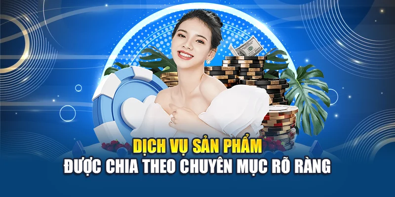 Giới Thiệu W88 2 Dịch vụ sản phẩm được chia theo chuyên mục rõ ràng