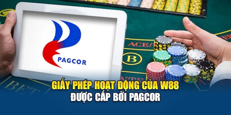 Giấy Phép Hoạt Động W88 1 Giấy phép hoạt động của W88 được cấp bởi PAGCOR